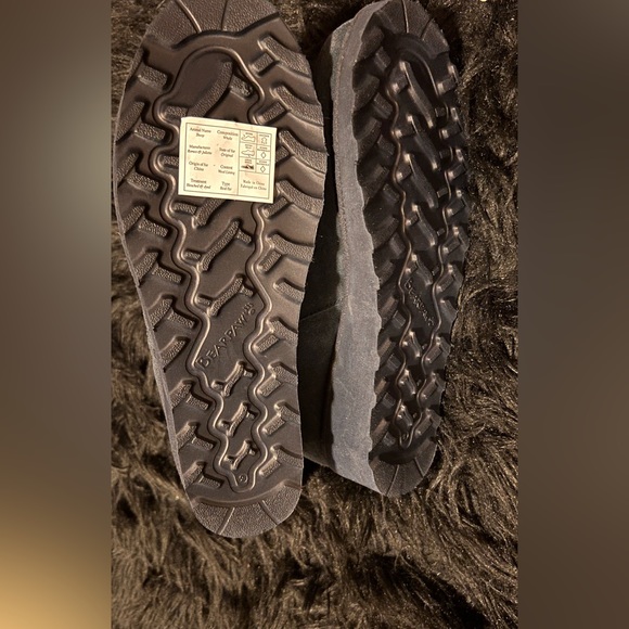 NWT!! New BEARPAW Megan Suede Sheepskin Bootie with NeverWet-Navy-Size 9-NEW - Picture 3 of 7